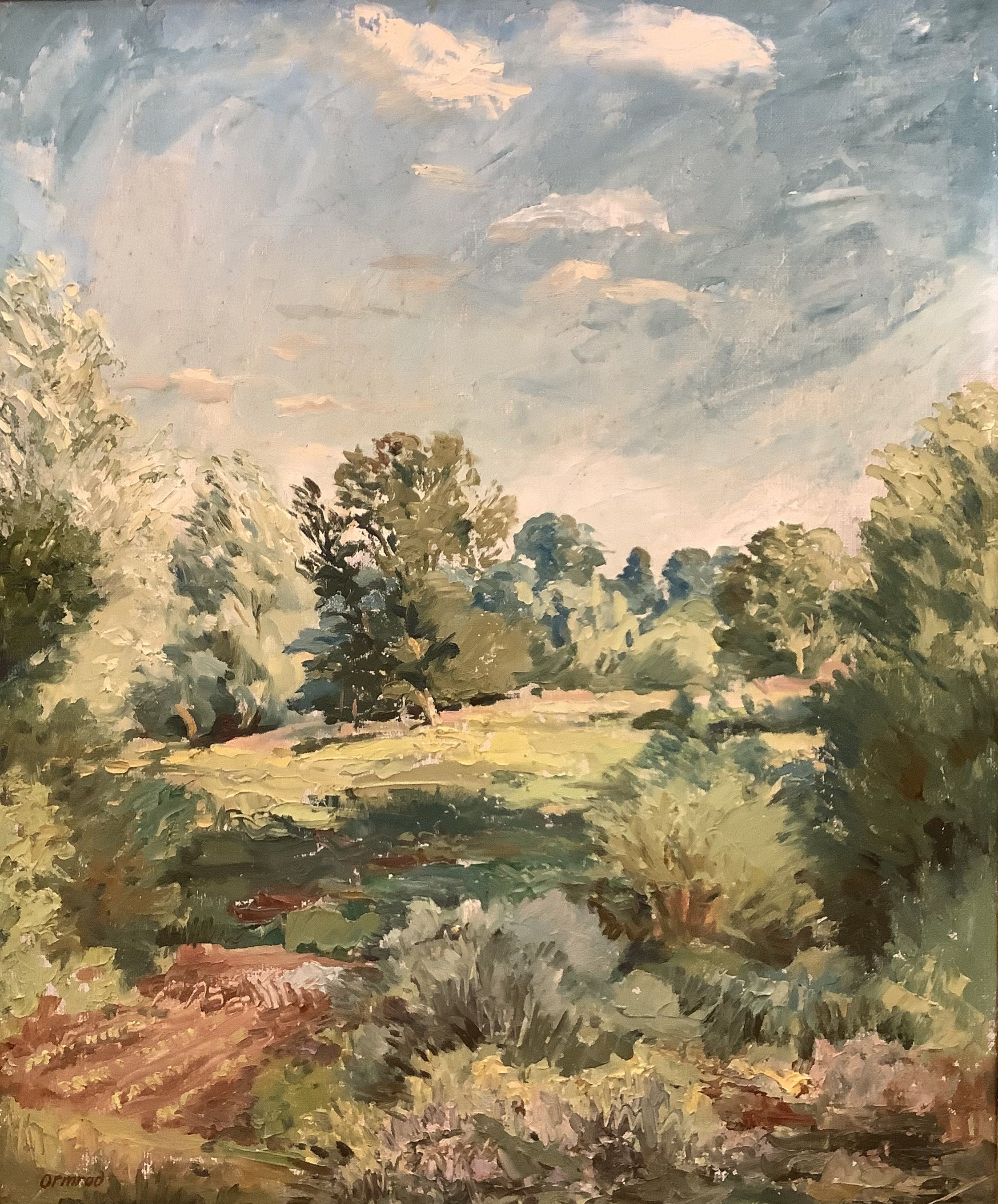 Frank Ormrod, oil on canvas, The Pang Valley, signed, 60 x 50cm